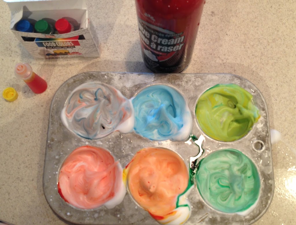 Shaving Cream Paint Fun!