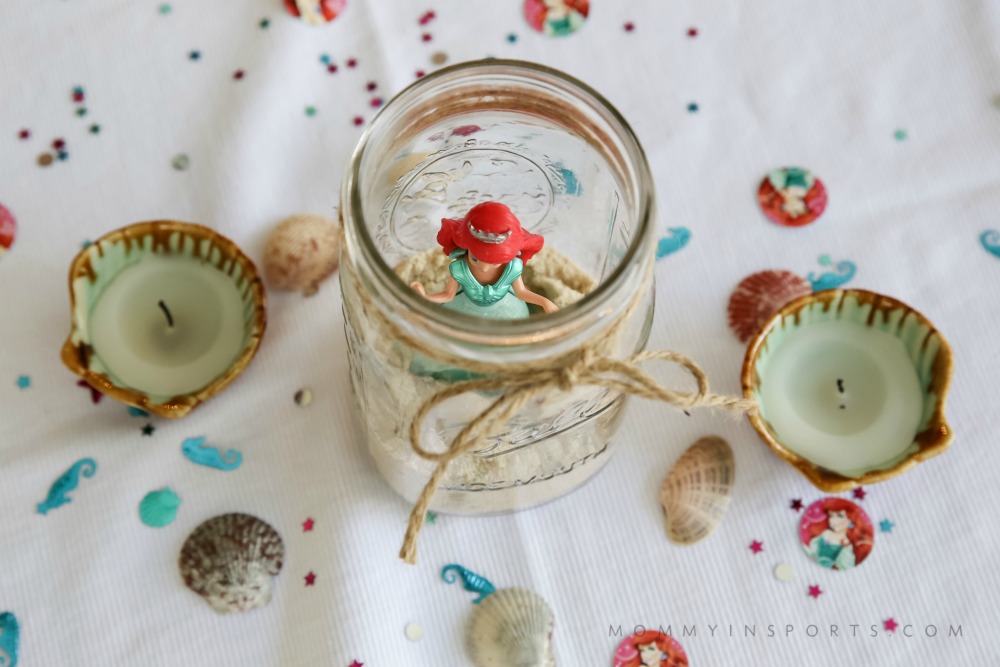 Ariel Mason Jar Decorations