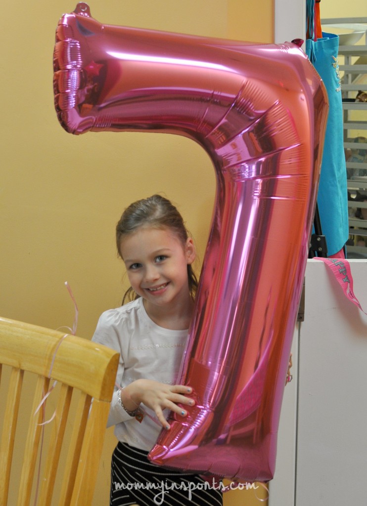 Lila 7 balloon