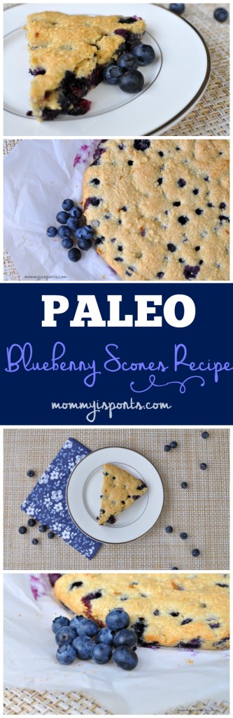 Looking for a sweet treat that's still healthy and delicious? Try this Paleo Blueberry Scone recipe...the kids love it too!
