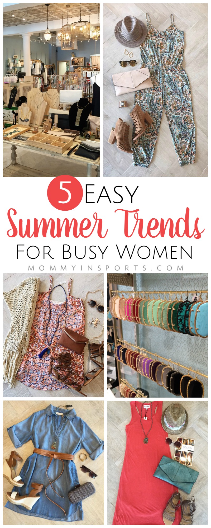 Feeling blah when it comes to summer wardrobe? Be inspired by these 5 Easy Summer Trends for Busy Women! Never worry about your OOTD again!