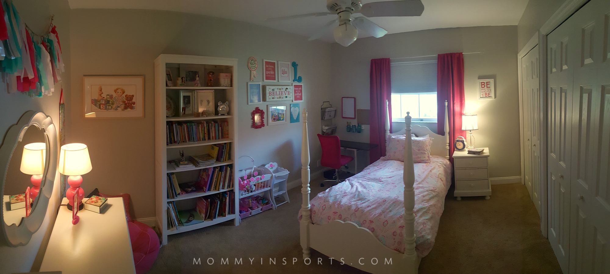 Is your daughter looking for a big girl room? Try this girl boss makeover with FREE quote printables! Perfect to inspire your budding tween!